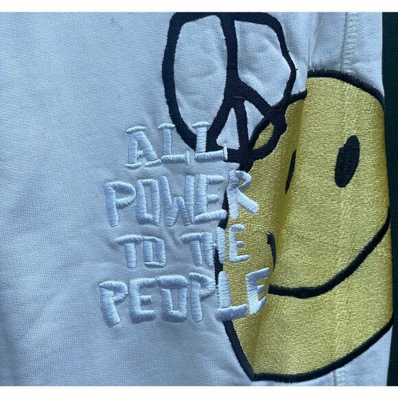 CHNGE Sweatpants Women's Chalk Love Peace - Size XXS - Picture 9 of 15